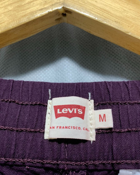 Levi's Maroon Cotton For Women Medium