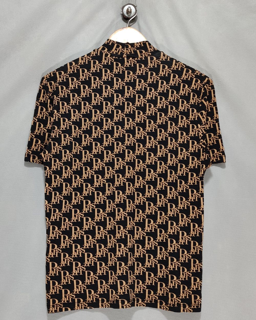 Amisu Brown Cotton T Shirt For Women Large