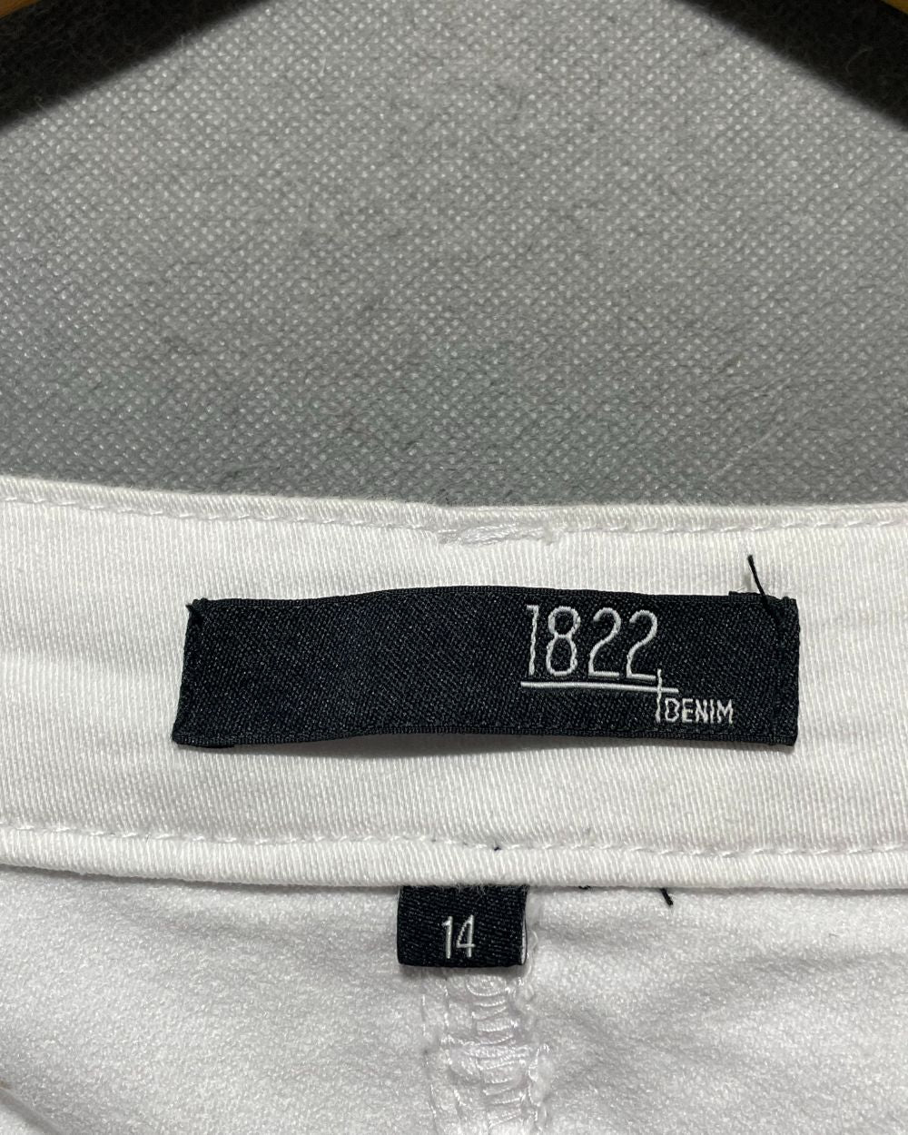 1822 Denim White Jeans For Women X Large | ThriftQueen.pk
