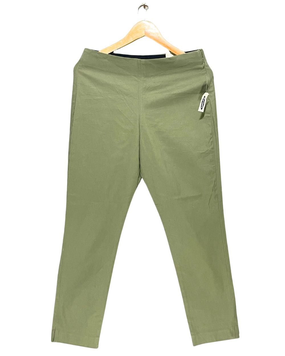 Old Navy Green Cotton Jeans For Women Large | ThriftQueen.pk