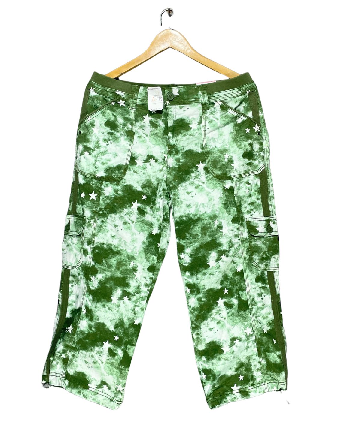 Style & Co Green Cotton Jeans For Women X Large | ThriftQueen.pk