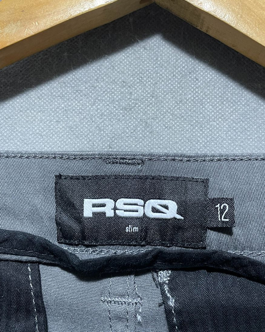 RSQ Gray Cotton Jeans For Women M | ThriftQueen.pk