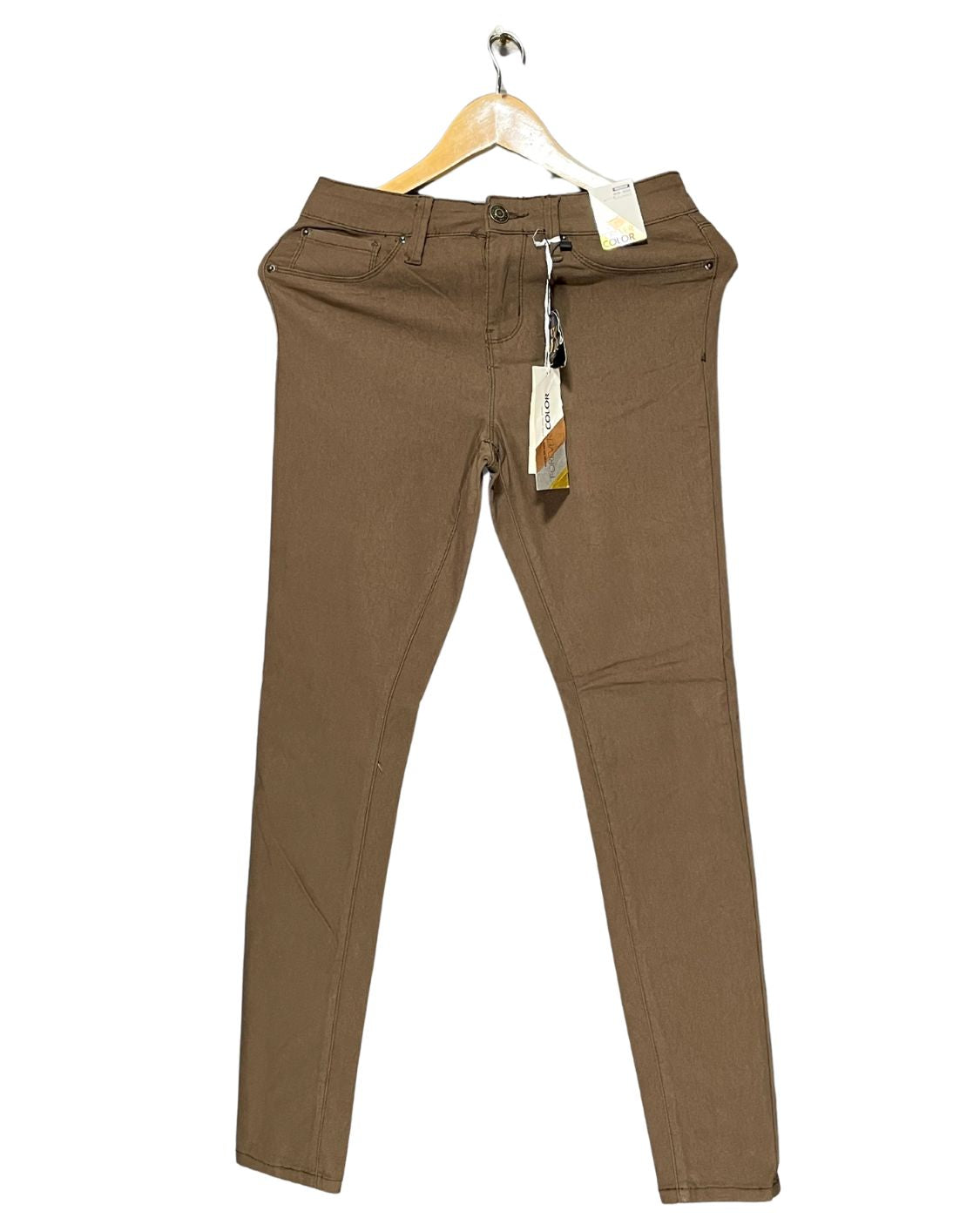 YMI Brown Cotton Jeans For Women M | ThriftQueen.pk