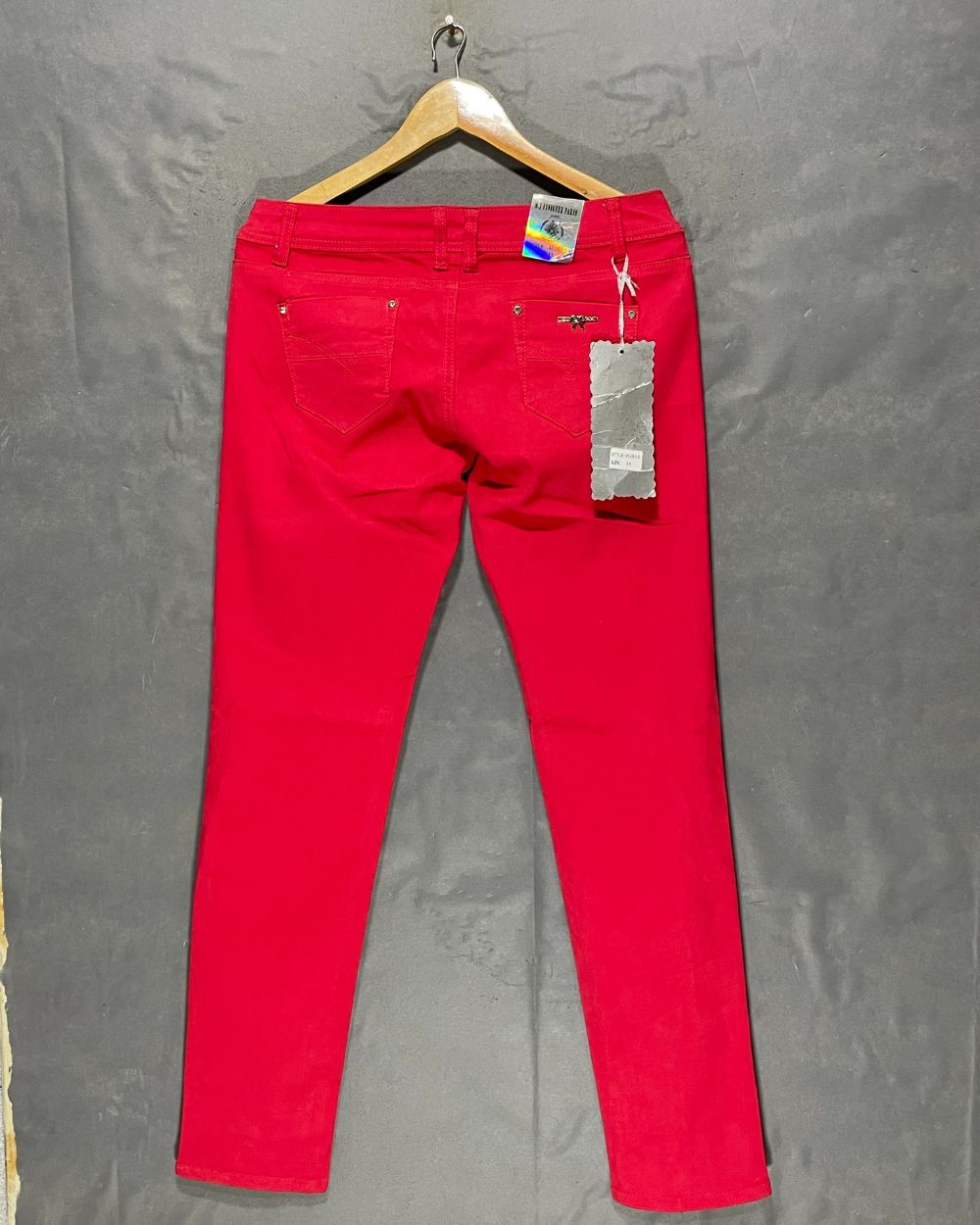 Mj Designer Paris Pink Jeans For Women Large | ThriftQueen.pk