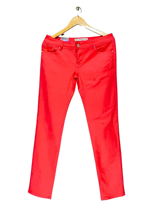 Mj Designer Paris Pink Jeans For Women Large | ThriftQueen.pk