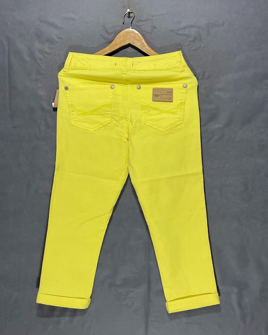 Nine West Yellow Jeans For Women M | ThriftQueen.pk