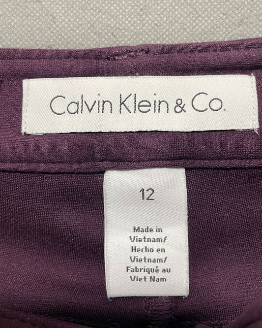 Calvin Klein Purple Jeans For Women Large | ThriftQueen.pk