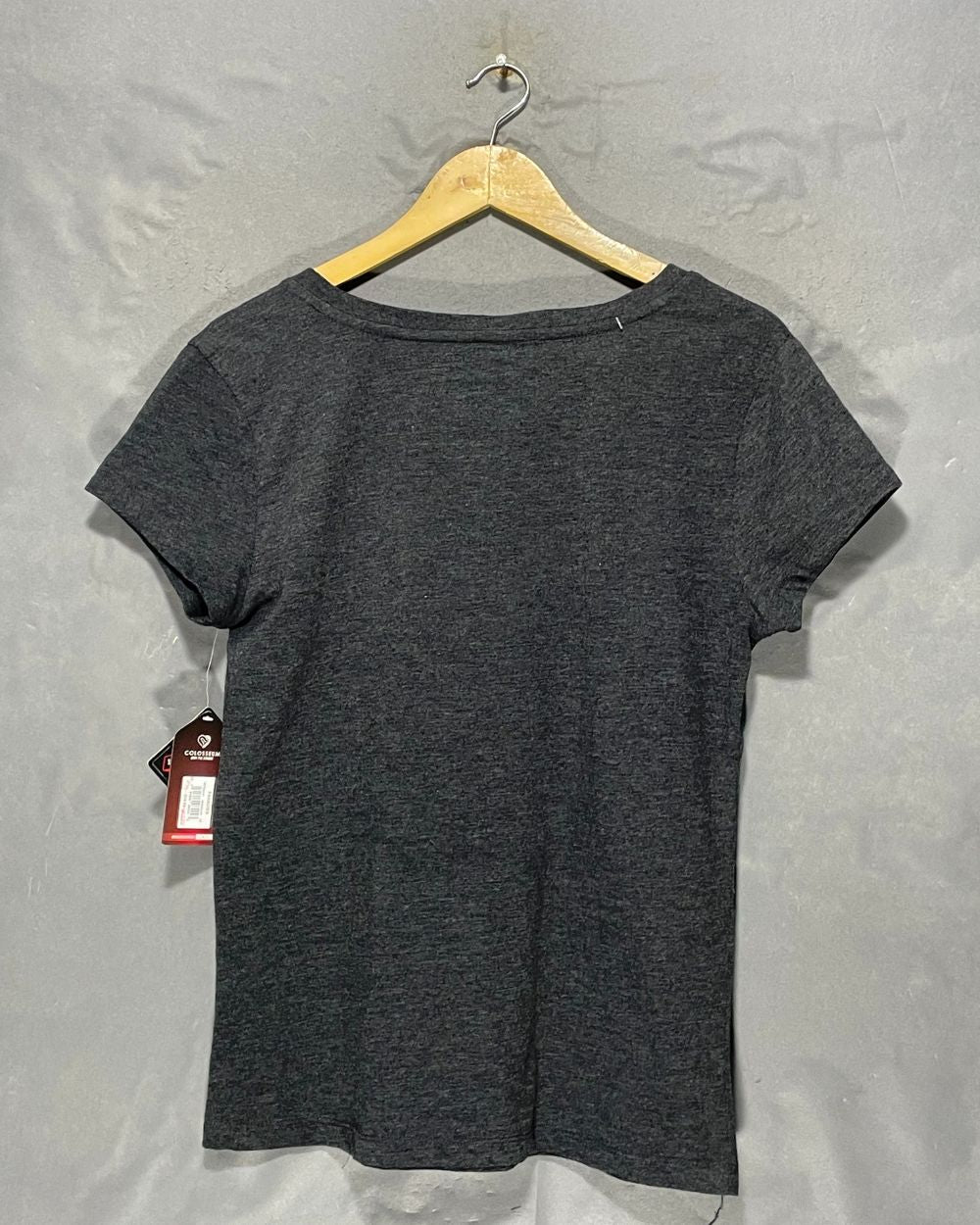Colosseum Gray Cotton T Shirt For Women L | ThriftQueen.pk