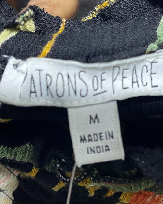 Patrons of Peace Black Polyester For Women Tops Medium | ThriftQueen.pk