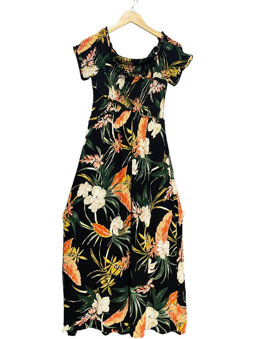 Patrons of Peace Black Polyester For Women Tops Medium | ThriftQueen.pk