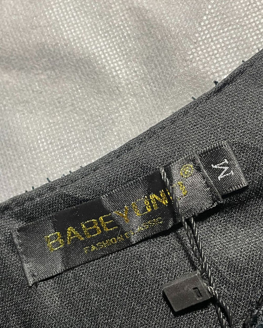 Babeyond Black Polyester For Women Tops Medium