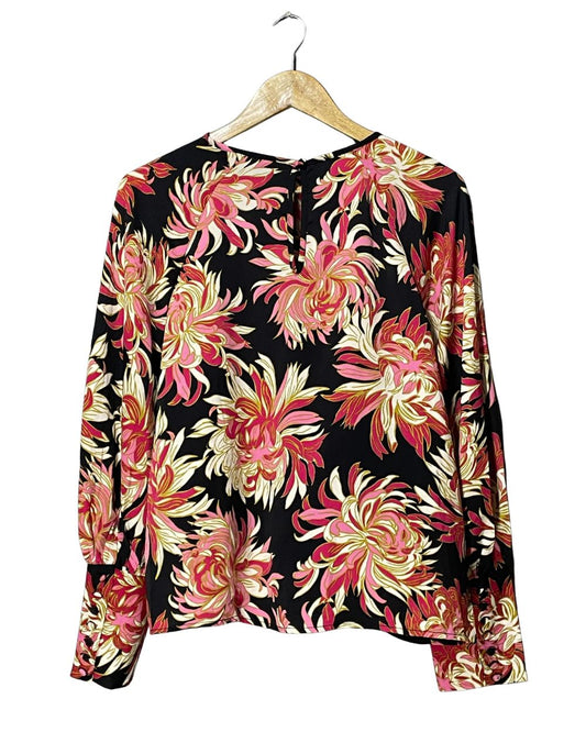 Who What Wear Multi Polyester For Women Tops Large