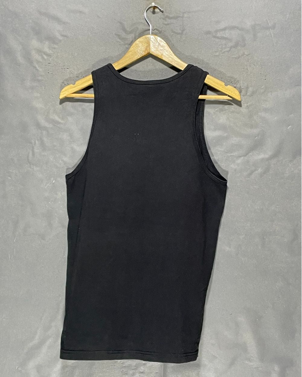 Pro Weight Black Cotton Vest T Shirt For Women Small