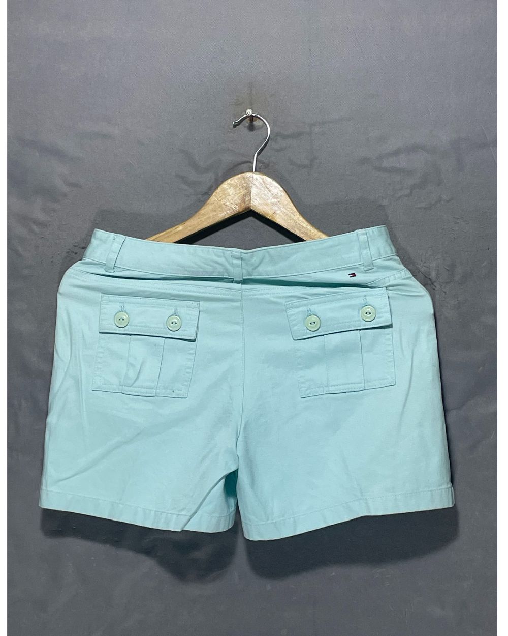 Tommy Hilfiger Blue Cotton Short For Women Medium