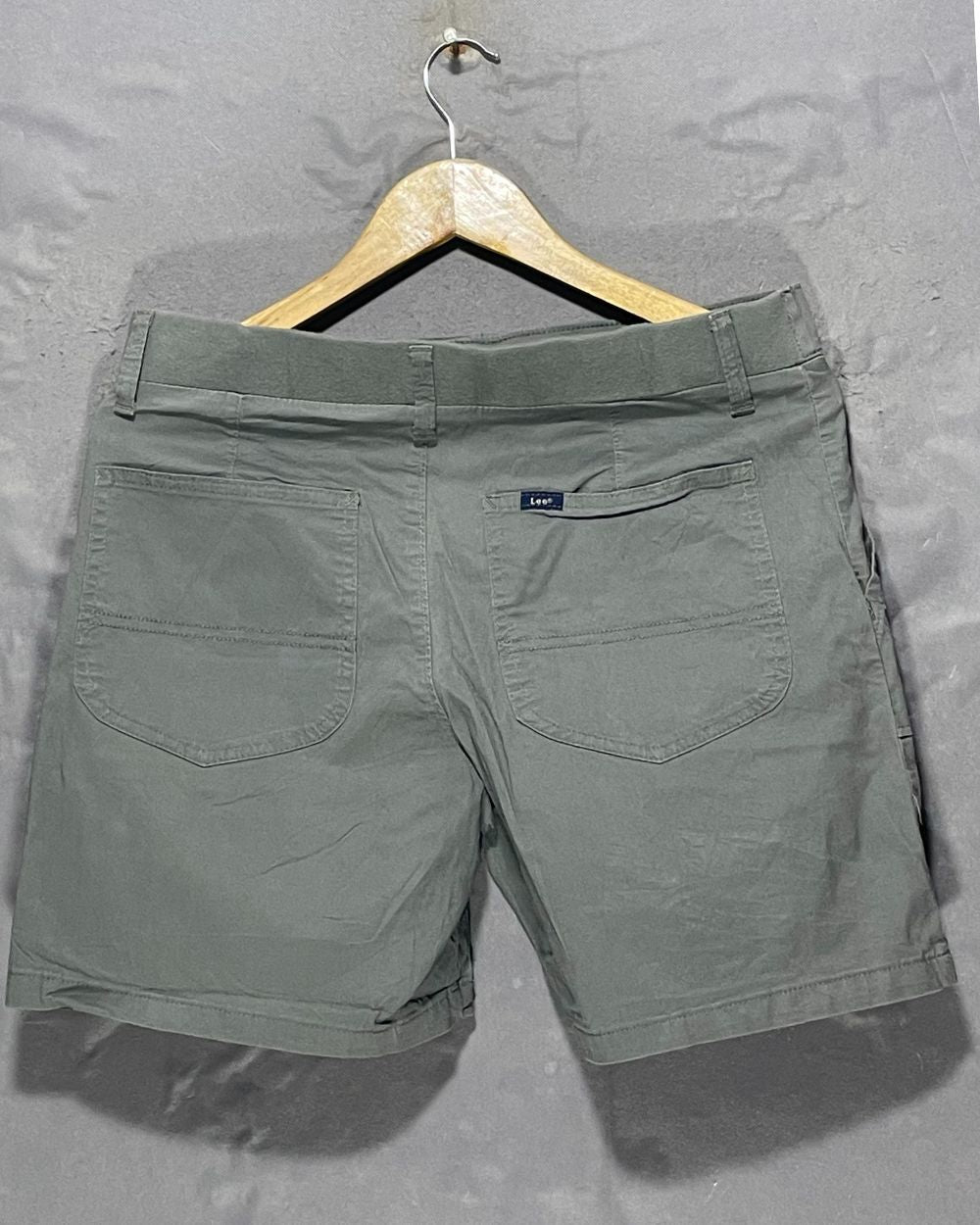 Lee Green Cotton Short For Women X Large