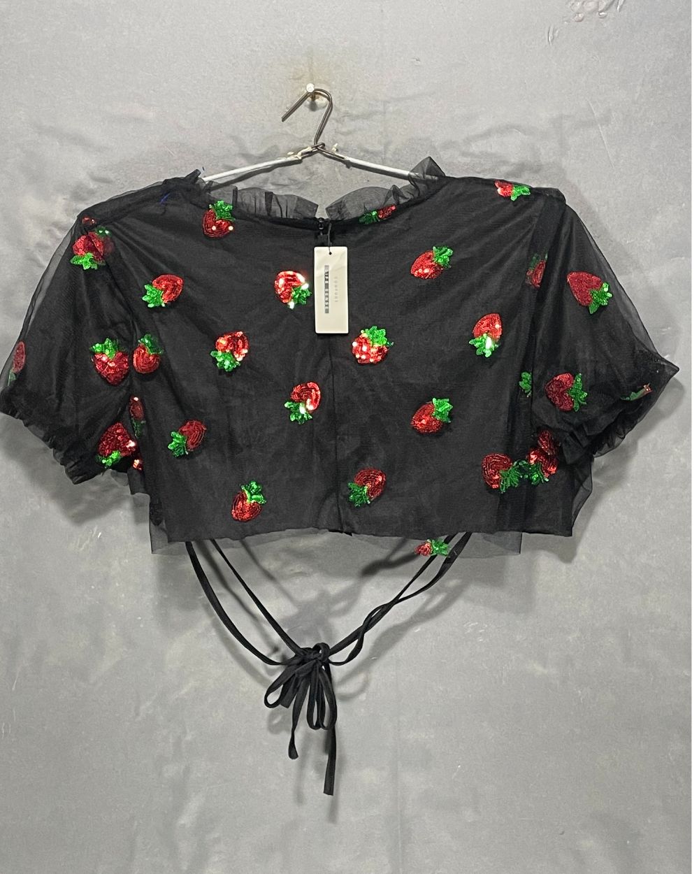 Cause Black Polyester For Women Tops 4X Large