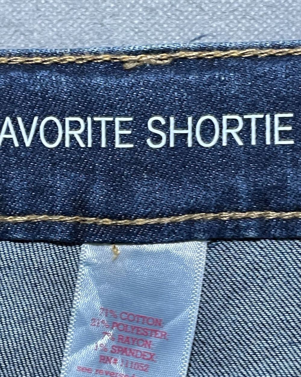Favorite Shortie Blue Jeans Short For Women Small