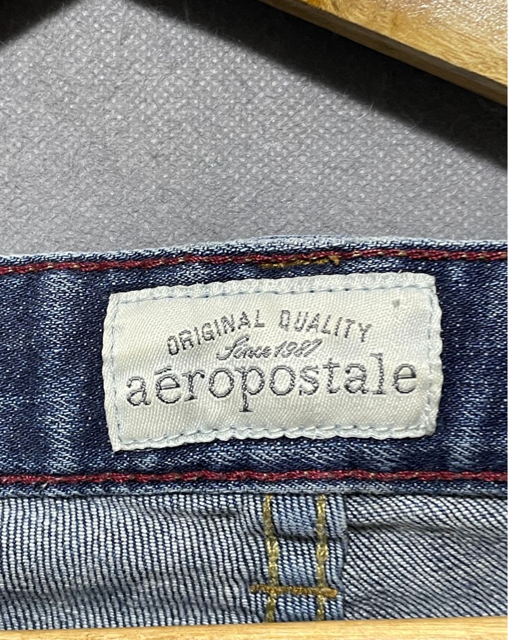 Aeropostale Blue Jeans Short For Women Large