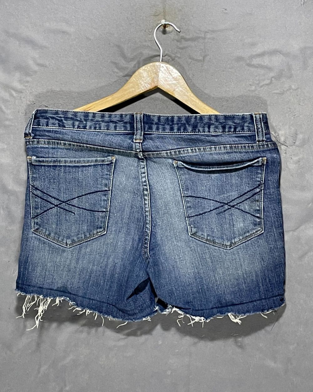 Aeropostale Blue Jeans Short For Women Large