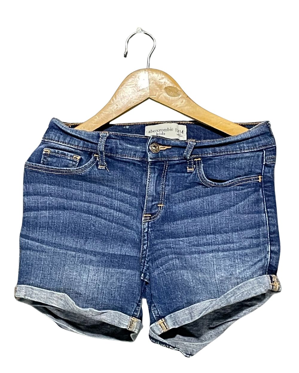 American Eagle Blue Jeans Short For Women 14 Years