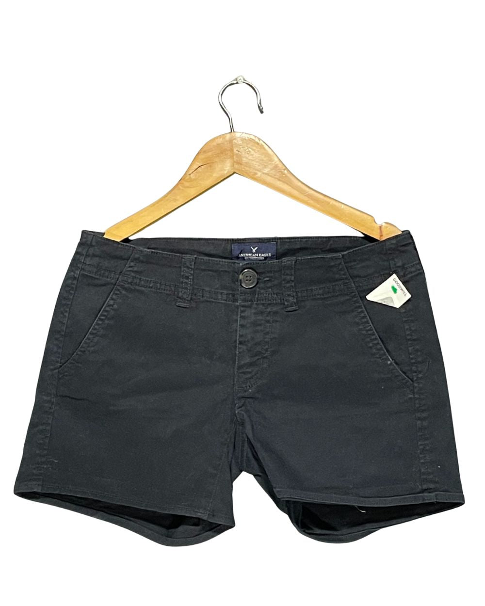 American Eagle Black Jeans Short For Women Medium