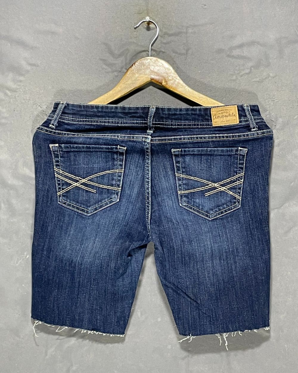Aeropostale Blue Jeans Short For Women Large