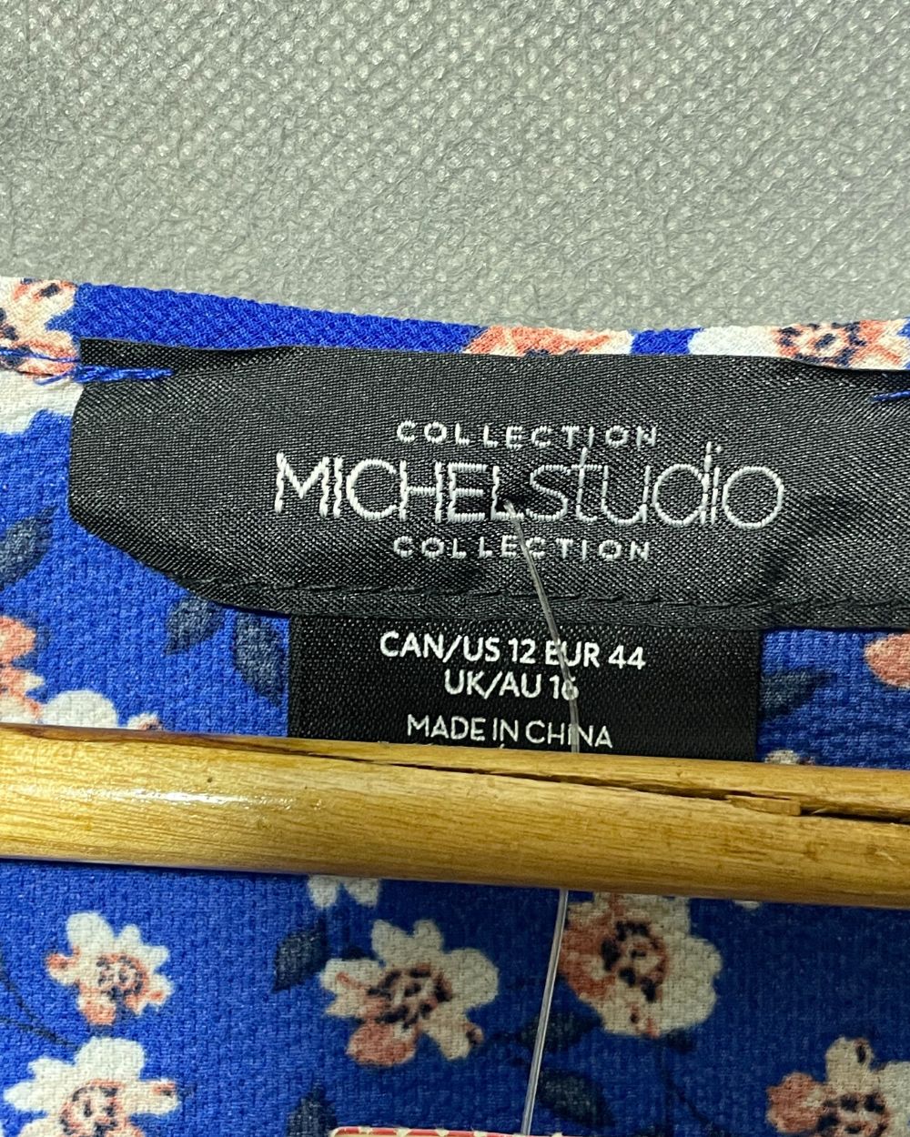 Michel Studio Blue Polyester For Women Tops X Small