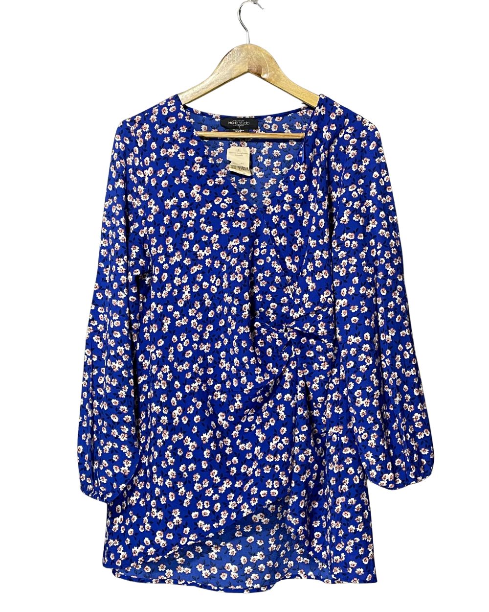 Michel Studio Blue Polyester For Women Tops X Small