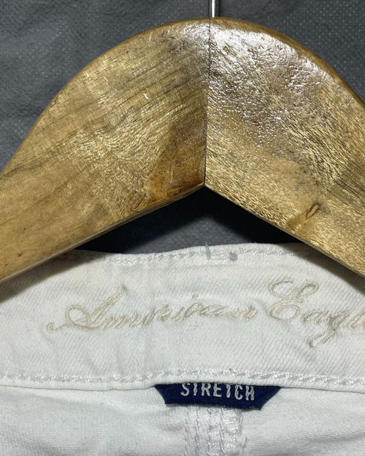 American Eagle White Jeans For Women Medium