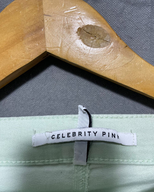Celebrity Pink Green Jeans For Women Small