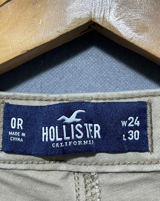 Hollister Khaki Jeans For Women X Small