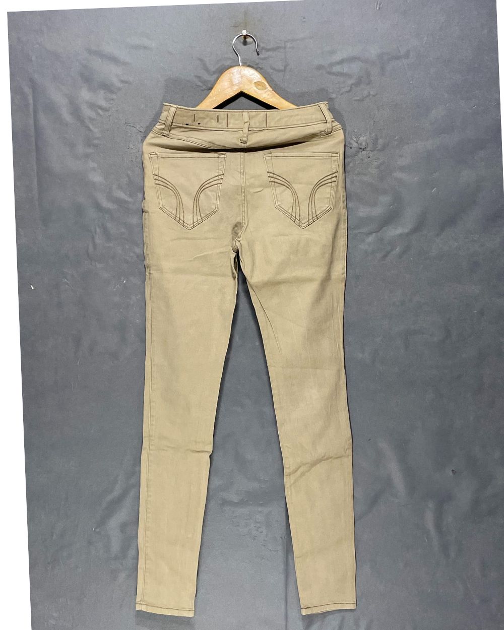 Hollister Khaki Jeans For Women X Small
