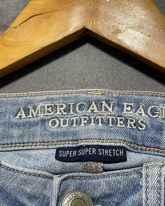 American Eagle Blue Jeans For Women Medium