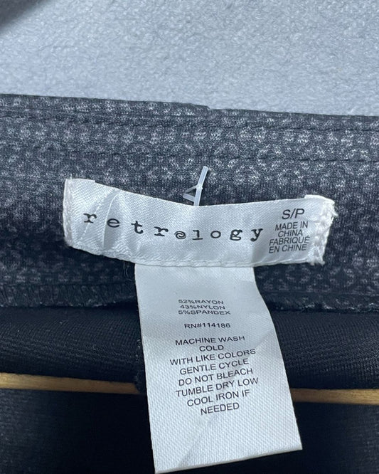 Retrology Black Rayon For Women Large