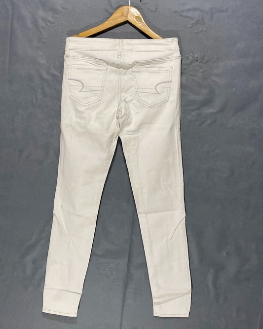 American Eagle White Jeans For Women Medium