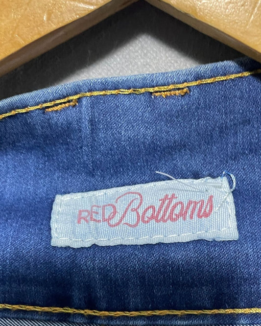 Red Bottoms Blue Jeans For Women X Small