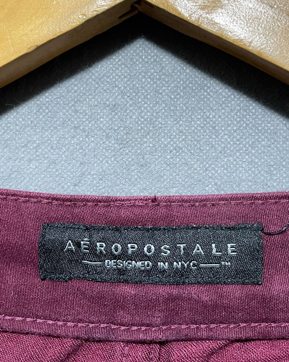 Aeropostale Maroon Jeans For Women Small
