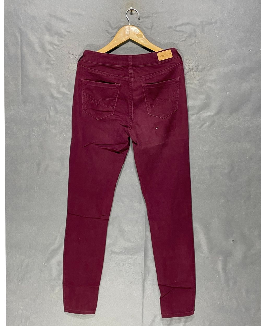 Aeropostale Maroon Jeans For Women Small