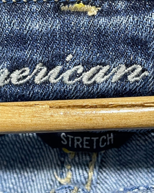 American Eagle Blue Jeans Short For Women Large