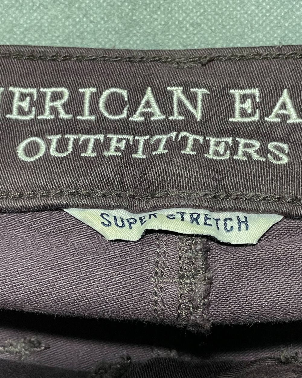 American Eagle Maroon Jeans For Women X Small