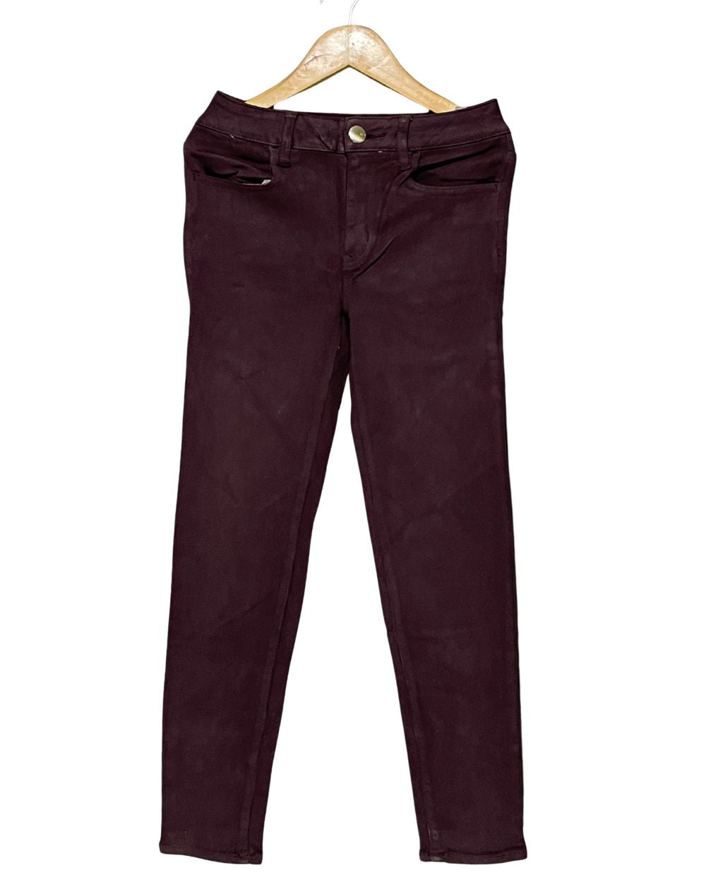 American Eagle Maroon Jeans For Women X Small