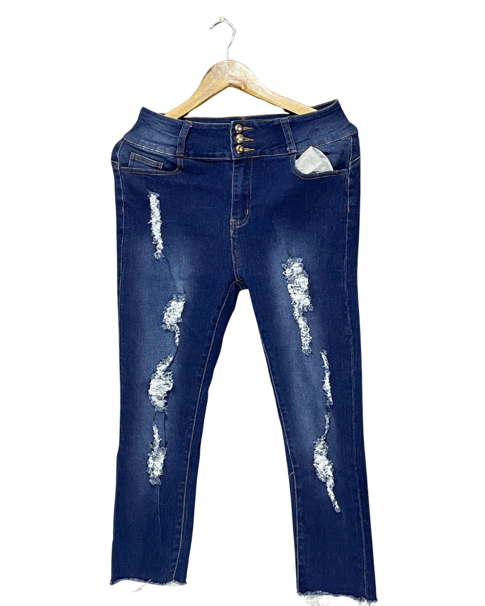 R&F Stitch Blue Jeans For Women Large