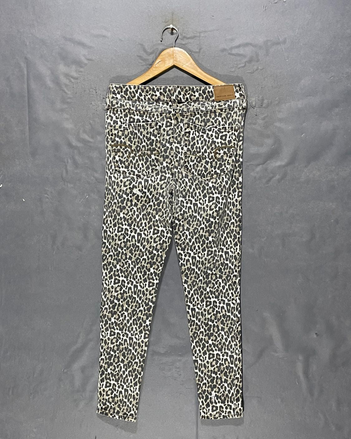 American Eagle Leopard Print Jeans For Girl 16 Years