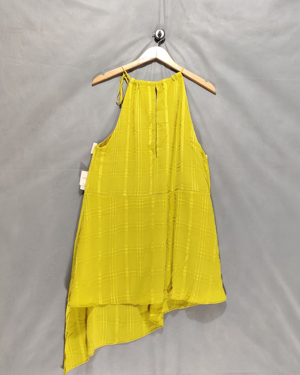 One One Six Yellow Cotton For Women Crop Top XS