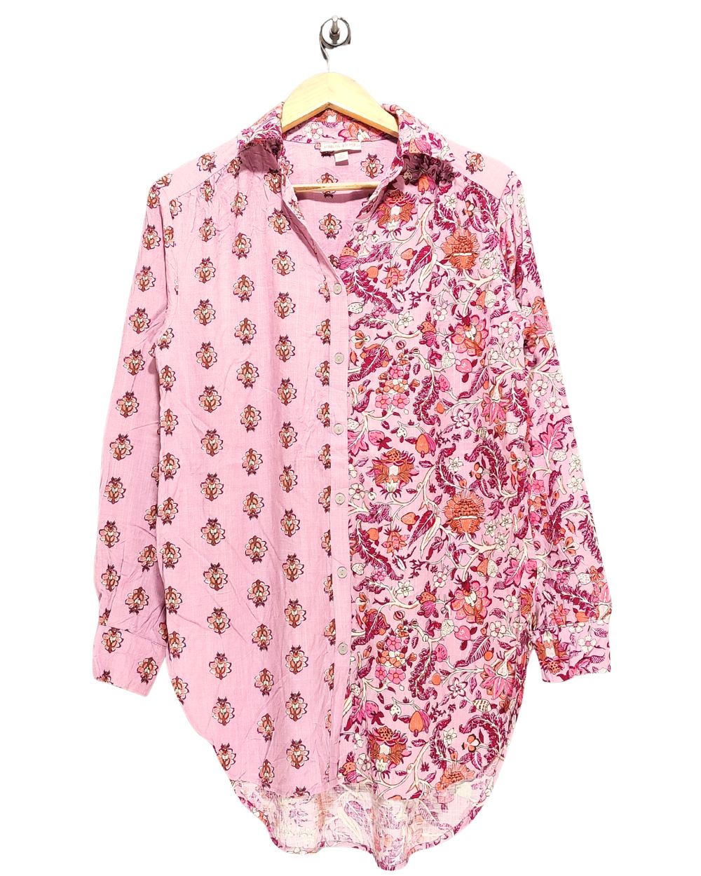 Knox Rose Brooks Pink For Women Top Shirt XS