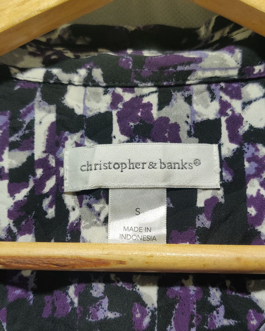 Christopher & Banks Purple  For Women Crop Top S