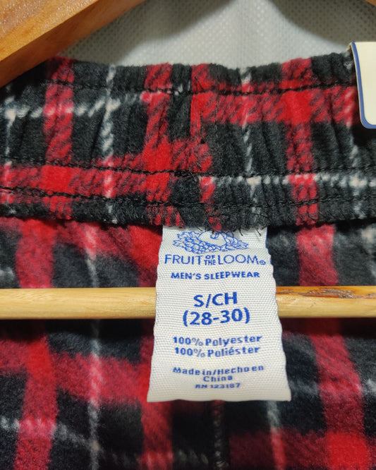 Fruit Of The Loom Red Night Trousers For Woman X Large