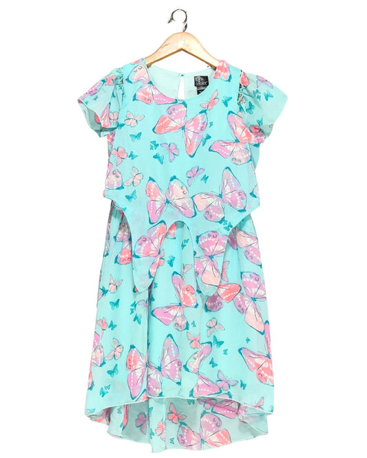 Pink & Violet Blue Colour For Women Dresses XL