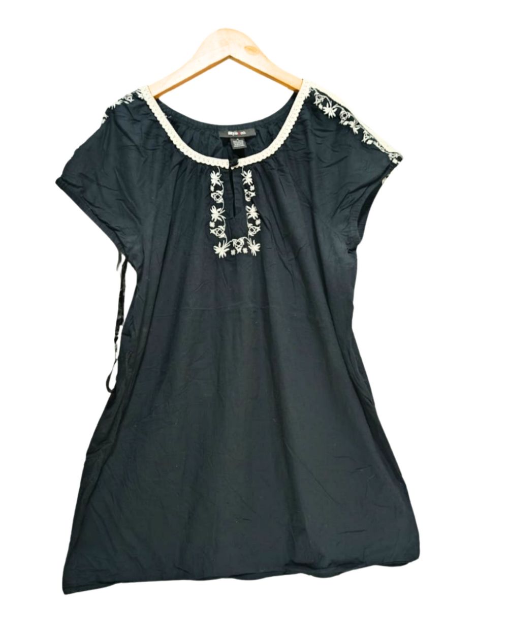 Style & Co Black Colour For Women Dresses Size M