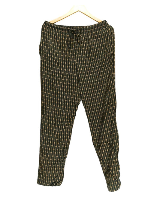 Sag Harbor Black Colour Cotton Plazo For Woman M